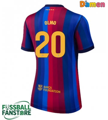 Barcelona Dani Olmo #20 Replik Heimtrikot Damen 2026-27 Kurzarm